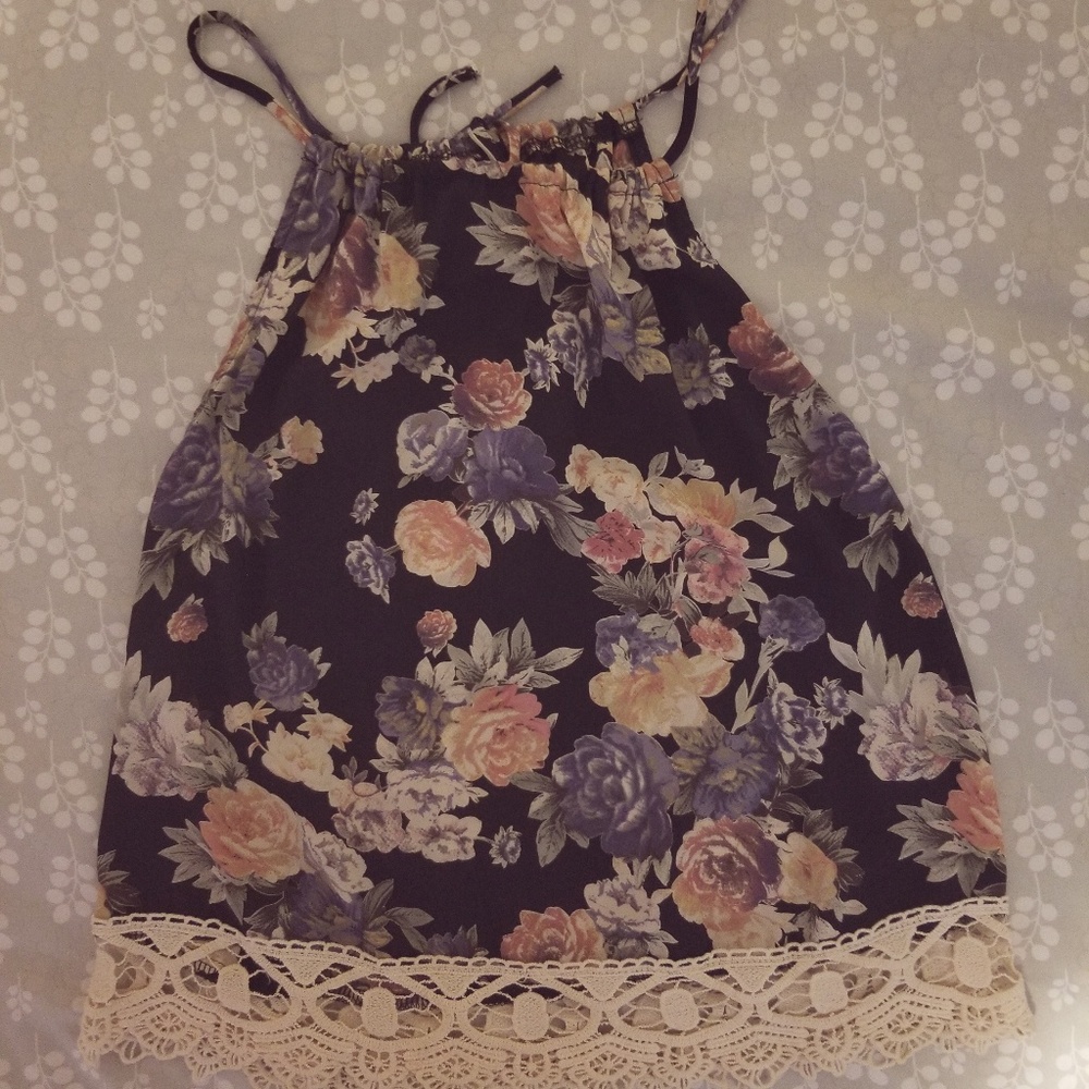 Summer floral top
